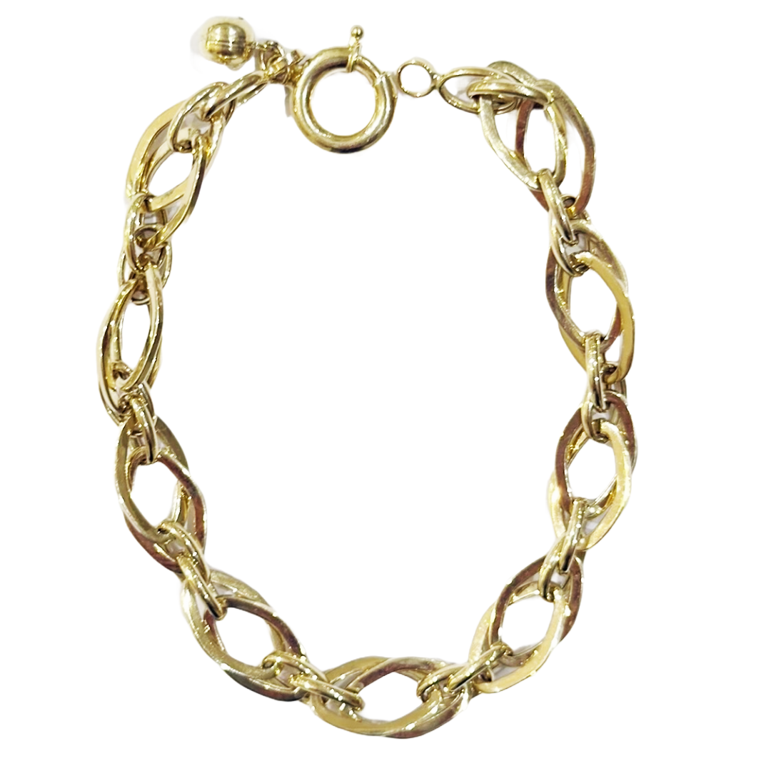 Armband Doppel Ovale Glieder 585er Gold_1