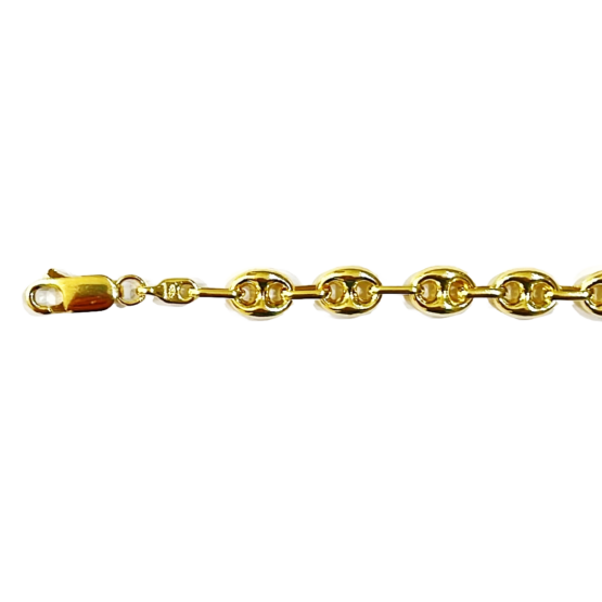 Bohnen Armband 6mm 585 Gold 2