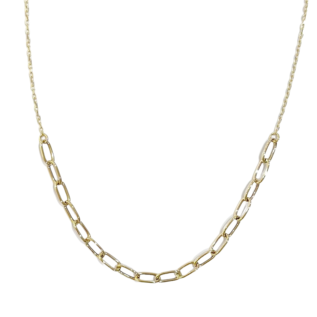 Collier mit großen Gliedern 585 Gold_1