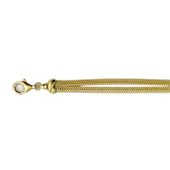 Goldarmband mit Knoten 585 Gold 2