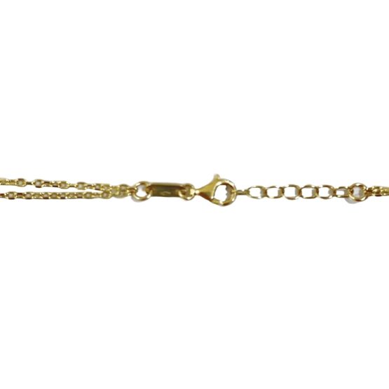 Halskette mit runde Glieder 585 Gold 2