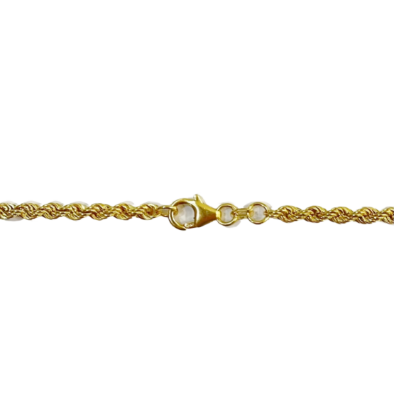 Kordelkette 3,3mm 585 Gold – Bild 2