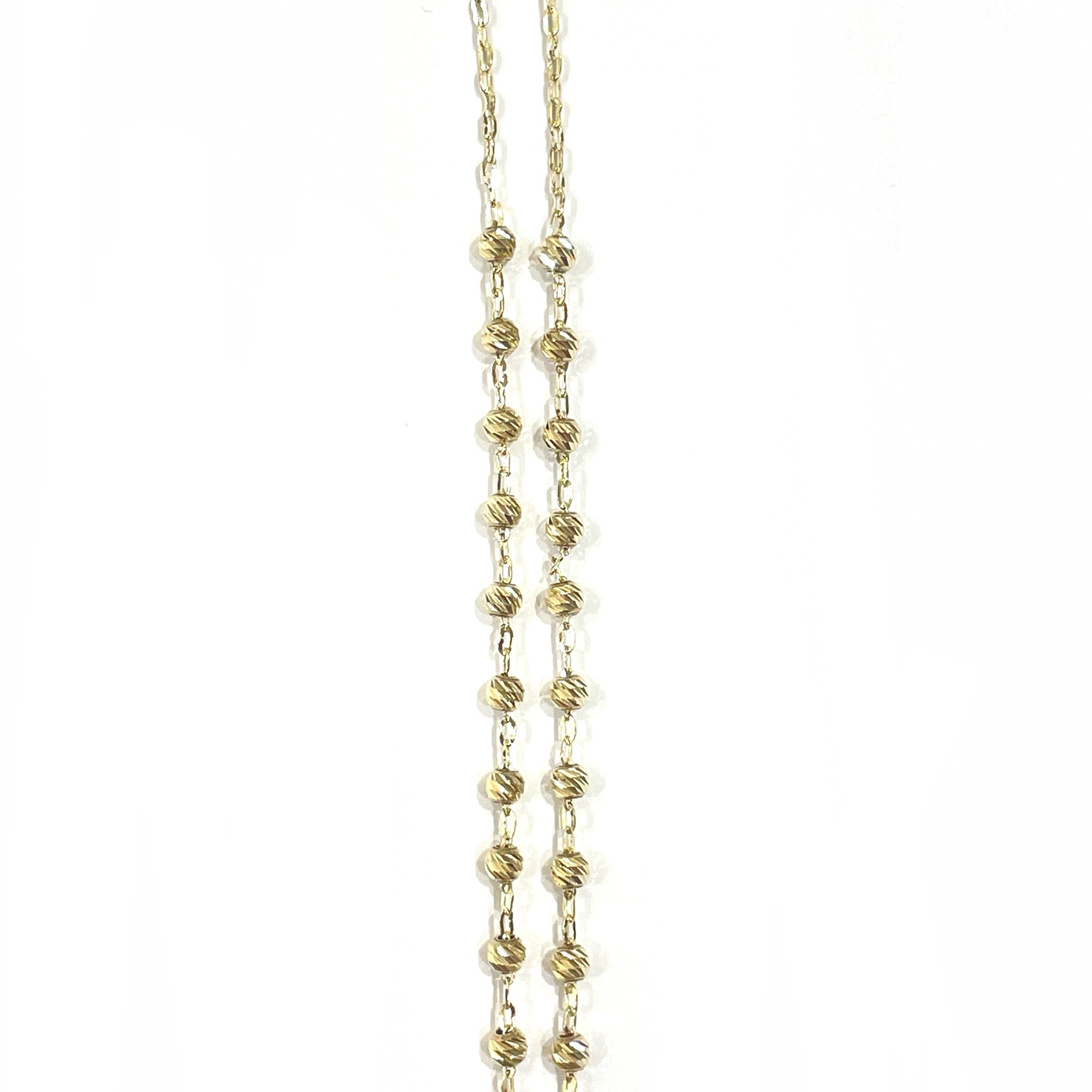 Rosenkranz 585 14K Goldkette Halskette Kreuz in 10243 Berlin für 968,00 €  zum Verkauf