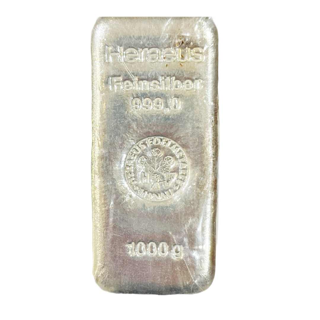 Silberbarren 1kg HERAEUS